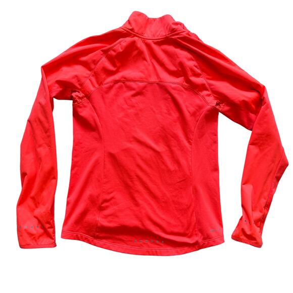 Nike Shield Full Zip 2.0 Running Jacket Dri-FIT High Neck Red Womens Size S - Picture 2 of 14